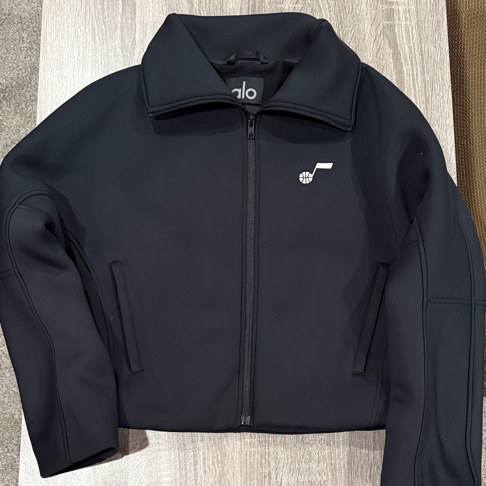 Alo Black Utah Jazz Jacket